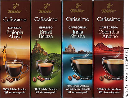  Tchibo Cafissimo L�nderkaffees 